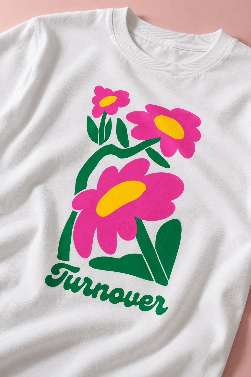 Turnover Heavy Weight Tee — Print detail | NEVER ENOUGH gallery