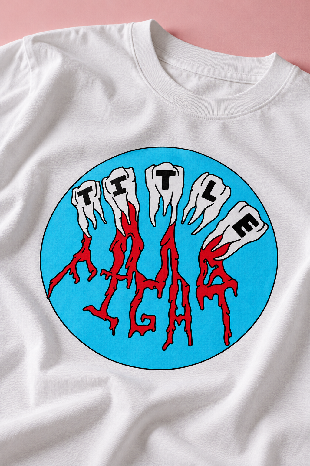 Title Fight Band Heavy Weight Tee — Print detail | NEVER ENOUGH gallery