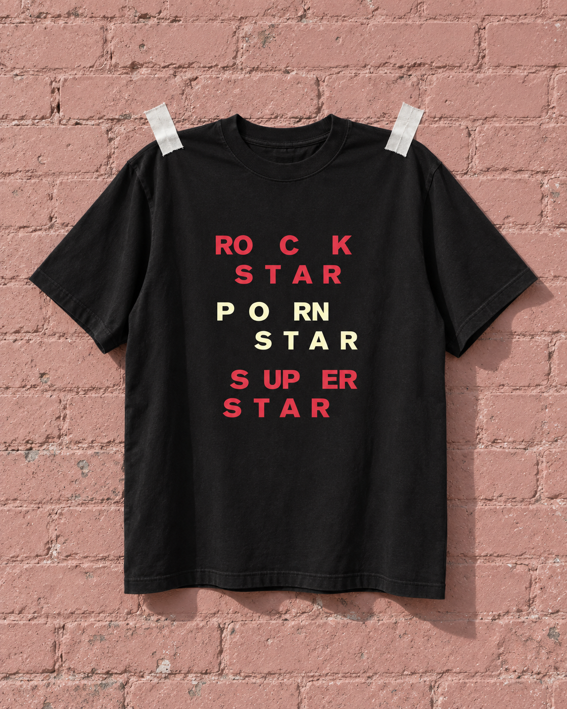 Fontaines DC Boys In The Better Land Black Heavy Weight Tee — Pink wall | NEVER ENOUGH gallery