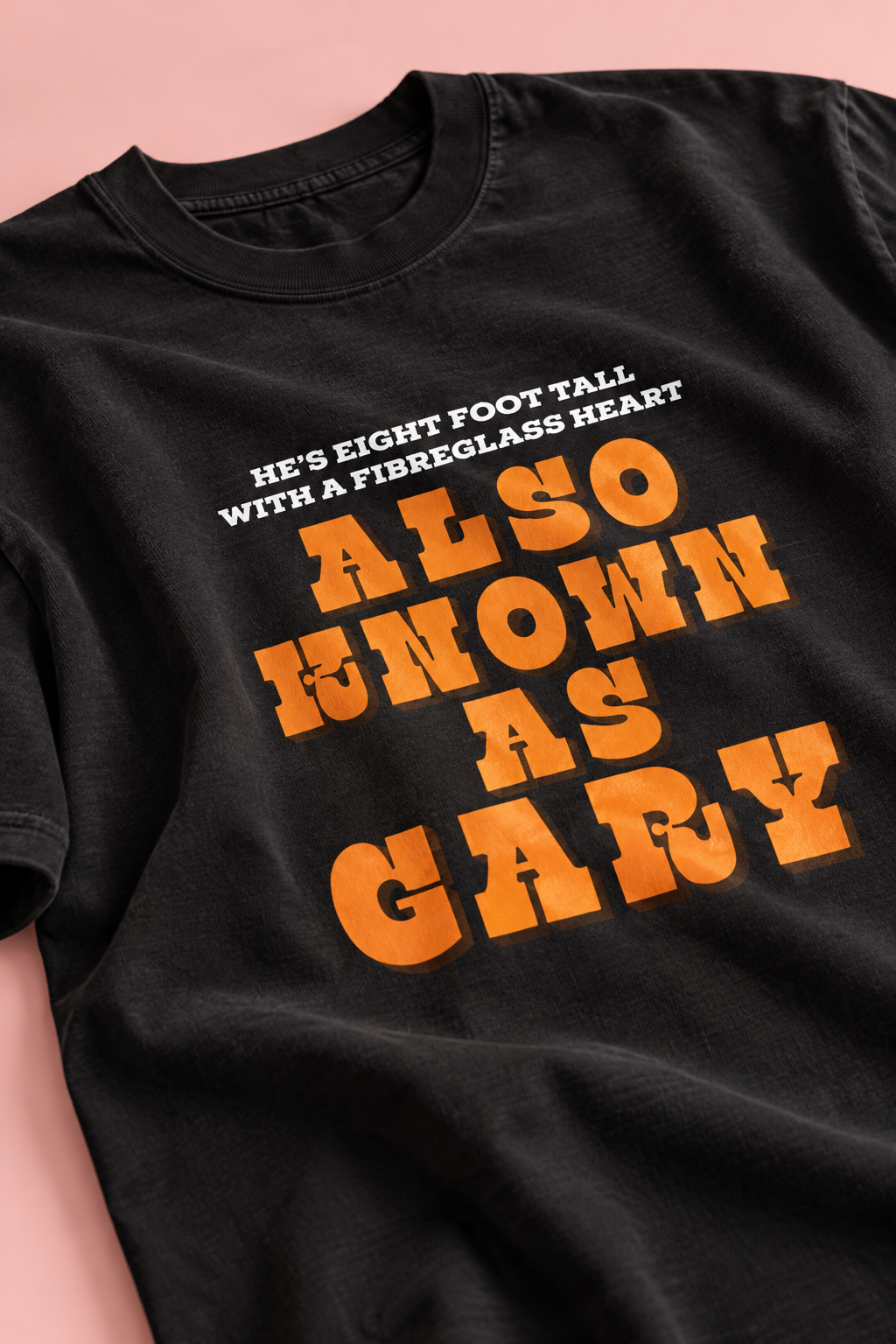 Blossoms Gary Black Heavy Weight Tee — Print detail | NEVER ENOUGH gallery