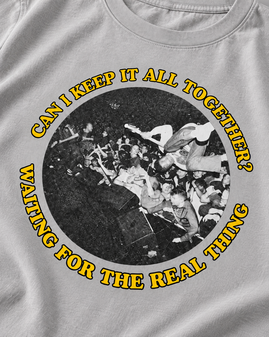 Turnstile Real Thing Stone Heavy Weight Tee — Print detail | NEVER ENOUGH gallery