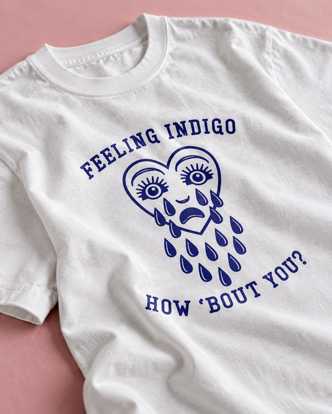 The Story So Far Solo White Heavy Weight Tee — Print detail | NEVER ENOUGH gallery