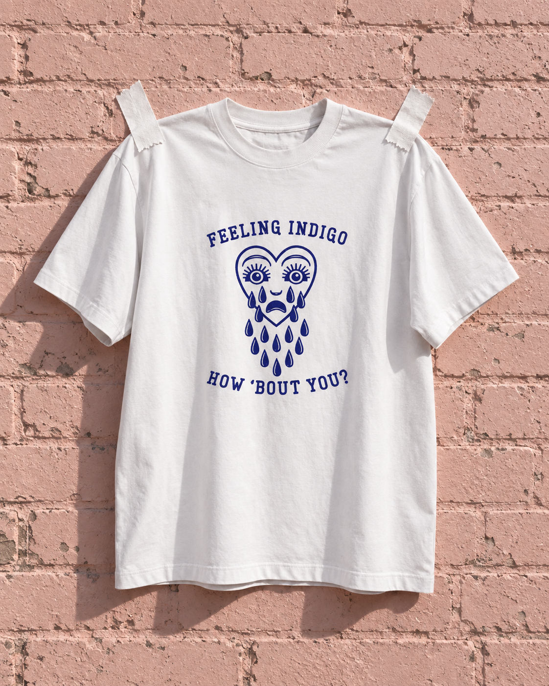 The Story So Far Solo White Heavy Weight Tee — Pink wall | NEVER ENOUGH gallery