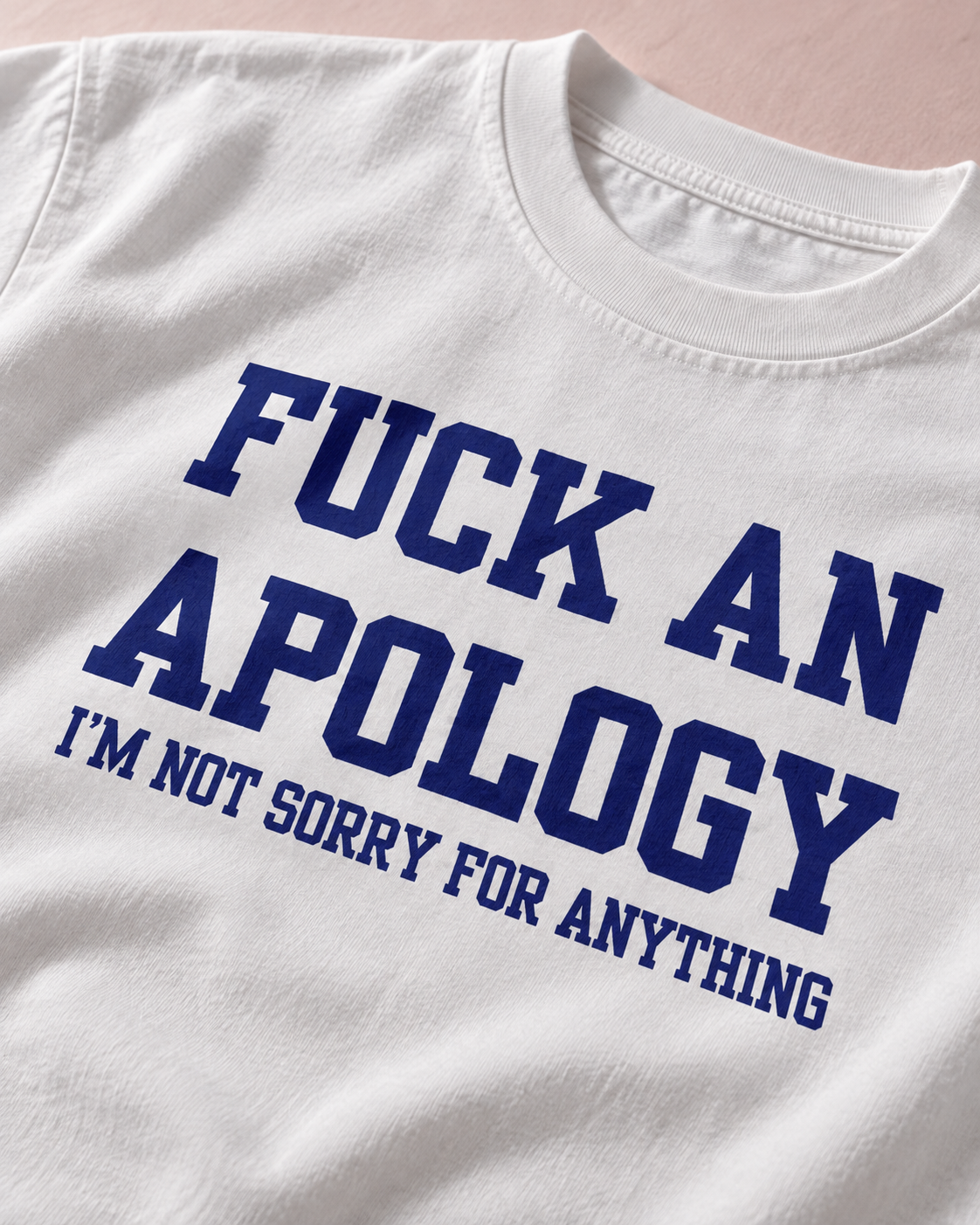 The Story So Far High Regard White Heavy Weight Tee — Print detail | NEVER ENOUGH gallery
