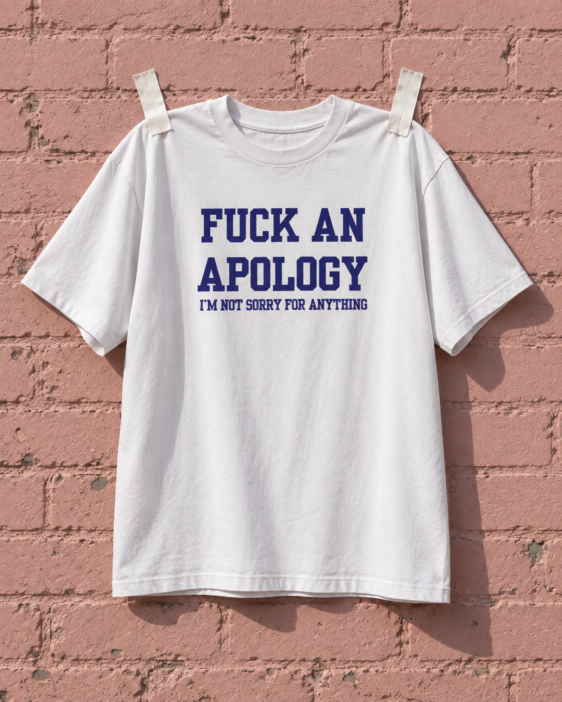 The Story So Far High Regard White Heavy Weight Tee — Pink wall | NEVER ENOUGH gallery